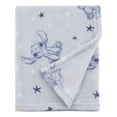 thumbnail image 1 of Disney Stitch Allover Print Baby Blanket, Unisex, Blue, 1 of 7