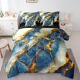 thumbnail image 1 of YST Watercolor 7-Piece Abstract Marble Comforter Set, King, 1 of 4