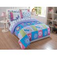 thumbnail image 2 of Mk Collection Comforter Set Butterfly Purple Pink Turquoise Green Flowers New (Twin), 2 of 9