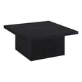 thumbnail image 1 of Coaster Devar Square Engineered Wood Cocktail Coffee Table in Black, 1 of 8