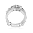 thumbnail image 3 of 1/2ct Bague de Protection Diamant Insert Enhancer Or Blanc 14K, 3 of 3