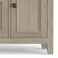 thumbnail image 3 of Amherst 72 inch Wide Solid Wood Transitional TV Stand in Distressed Gray, 3 of 10