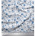 thumbnail image 1 of Soimoi Tissu Popeline de Coton Imprimé Feuilles & Roses Tissu de Couture Yard 56 Pouces de Large, 1 of 3
