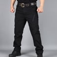 thumbnail image 2 of cllios Pantalon Cargo pour Homme Grande Taille Pantalon Cargo de Travail Militaire Extensible Imperméable Pantalon de Randonnée Multi-Poches Léger Pantalon de Travail Extérieur Kaki 4TG, 2 of 7