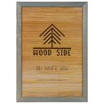 thumbnail image 1 of Rustic Wooden Poster Picture Frame 13x19 in | 33x48 cm - Natural Solid Eco Distressed Wood for Wall Mounting Photo Frame - Grey, 1 of 6