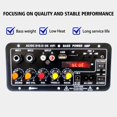 thumbnail image 2 of D10-II 12V 24V Car Bluetooth Amplifier Board AUX TF Card USB 30-120W Hot, 2 of 8