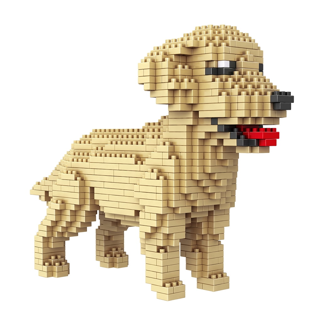 Amdohai 950pcs Dog Model Bricks Puzzle Toy Building Blocks for Kids Adult Educational Toys Gift for Kids