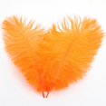 thumbnail image 1 of Ostrich Feather 30-35Cm Colorful Feather Decoration 79# Orange N Feather (1*Feather), 1 of 7