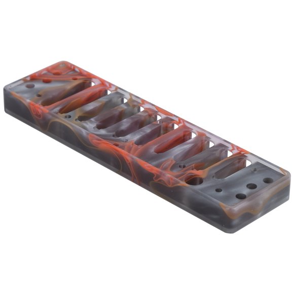 Harmonica Comb, 10 Hole Harmonicas for Adults Professional Compact Mouth Organ for Kids for Students for Beginners Yellow,Amber