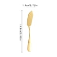 thumbnail image 2 of Amzcrzy Kitchen Gadgets Stainless Steel Spatula Spatula Cheese Spatula Western Cream Decorating Spatula A Shovel Kitchen Utensils Cooking Utensils Cookware, 2 of 7