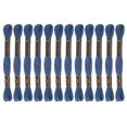 thumbnail image 1 of Unique Bargains Fil à Broder Bleu Foncé, 8 m - 12 Écheveaux, 1 of 6