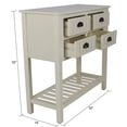 thumbnail image 3 of Bailey Bead Board 4-Drawer Console Table, 3 of 5