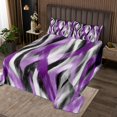 thumbnail image 2 of Erosebridal Geometric Stripe Coverlet Set King,Abstract Artwork Bedding Set,Geometry Lines Decor,Breathable,3 Pieces, 2 of 5