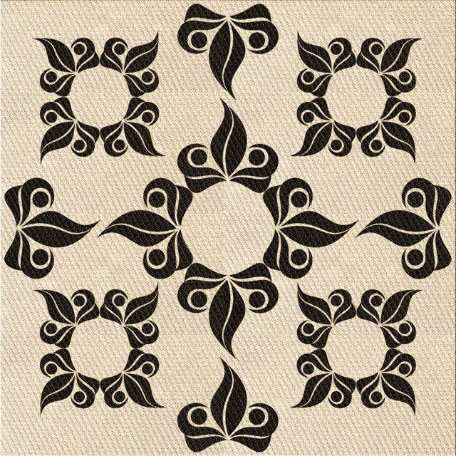 Ahgly Company Tapis d'Intérieur Lavable en Machine Carré Transitionnel Marron Café, 6 Pieds Carré