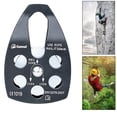 thumbnail image 1 of VONKY Portable Rope Pulley Smooth Rigging Climbing Accessory Locking Accessories Protective for Mountaineering Black, 1 of 7