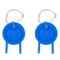 thumbnail image 1 of 2 Pcs Flapper de Toilette Durable Accessoire de Réservoir de Toilette pour Maison Salle de Bain, 1 of 9