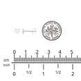 thumbnail image 2 of Boucles d'Oreilles Clous Initiales, 2 of 2