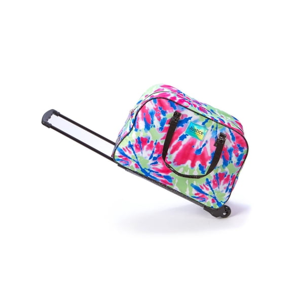 JUSTICE™ sac de sport à roulettes tie-dye éclaté pour filles