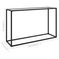 thumbnail image 4 of vidaXL Console Table Transparent 120x35x75 cm Tempered Glass, 4 of 4