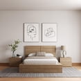 thumbnail image 3 of Nexera James 4-Piece King Bedroom Set, Brown Oak, 3 of 6