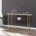 thumbnail image 3 of SEI Furniture Ardmillan Faux Marble Console Table with Storage, 3 of 3