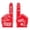 Red, variant on fheaev Foam Finger Foam Foam Foam Hand Foam Finger Large Foam Hand Pointing Finger For Sports Fans For Sports