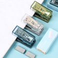 thumbnail image 4 of Transparent Mini Stapler Set Stapler Student Stationery Data Collation Stapler, 4 of 4