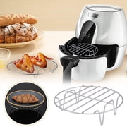 TIMIFIS Kitchen Gadgets Air Fryer Rack For Air Fryers Stainless Steel Multi-layer Rack Air Fryer Accessories Steaming Rack