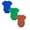 Blue 1PCS & Green 1PCS & Orange 1PCS, variant on WENXIAOO 3 Packs Baby Clothes Baby Bodysuit Summer Outfit Breathable Backed Onesie Pajamas Gender Neutral Baby Clothes 12 Months