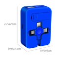 thumbnail image 3 of Retractable 3-in-1 Data Cable With Mirror Cell Phone Bracket Fast Charging One-Three Storage Charging Cable, 3 of 7