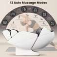 thumbnail image 4 of COSTWAY Provox27 Comfort Full Body Massage Chair - Zero Gravity Massaging Chair with SL Track, Airbags, Foot Rollers, Shoulder Detection, Heating, Bluetooth, Auto Modes, 4 of 10
