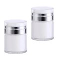 thumbnail image 4 of 2pcs Vacuum Pump Press Bottles Empty Airless Pump Bottles Refillable Cosmetic Jars 50ML​, 4 of 9