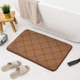 thumbnail image 1 of Dvkptbk Rugs Ultra Absorbent Non-Slip Memory Foam Machine Washable Soft Velvet Bath Mats Floor Mat Easier to Dry for Bathroom Floor Bath Mats Bath Rugs Bathroom Decor, 1 of 9