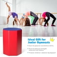 thumbnail image 4 of Costway 25''x30'' Octagonal Tumbler Gymnastics Mat Kids Skill Shape Exercise Gym Home, 4 of 10