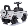 thumbnail image 4 of Best Ride On Cars Poussette pour Enfants Mercedes G-Wagon Voiture Pousse-Pousse, Blanc, 4 of 9