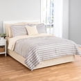 thumbnail image 1 of Mainstays Soft Touch Bed in a Bag 11-Piece Tan/Black Comforter Set with Sheets, Full, 1 of 9
