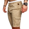 thumbnail image 4 of DPTALR Men's Plus Size Cargo Shorts Multi-Pockets Relaxed Summer Beach Shorts Pants, 4 of 7