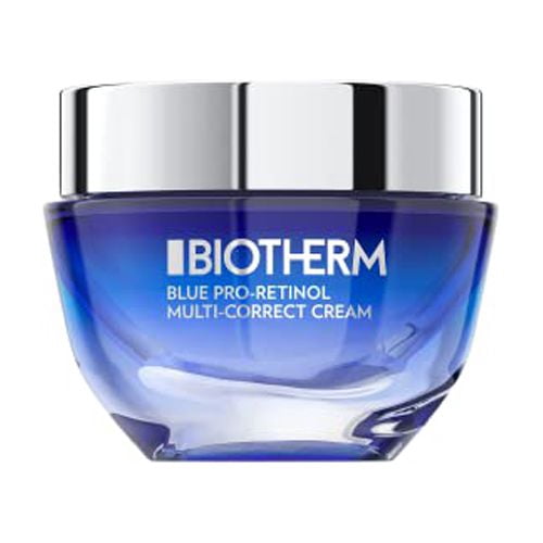 Biotherm Retinol Moisturizer, 0.1% Pro-Retinol Face Cream with Niacinamide, Blue Pro-Retinol Multi-Correct Cream, For All Skin Types including Sensitive, 50ml