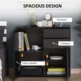 thumbnail image 4 of HOMCOM Buffet Bahut à Fini Lustré avec Tiroirs Armoire de Rangement de Cuisine, 4 of 10