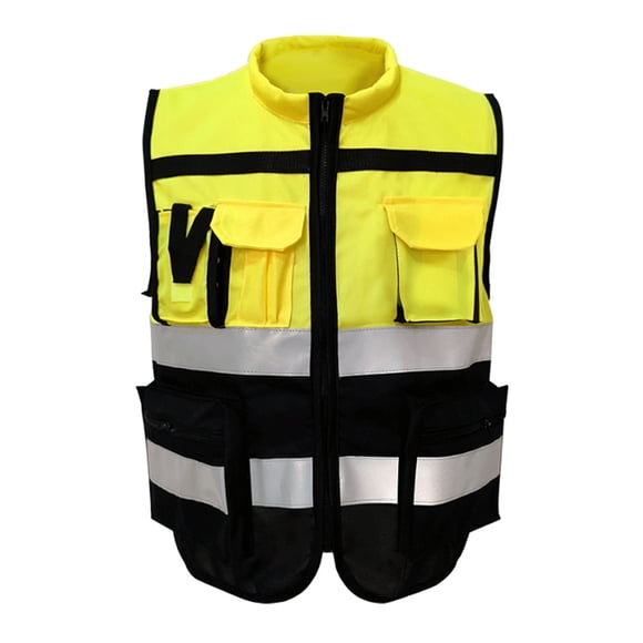 Security Vest,Reflective Safety Vest High Reflective Strips Safety Vest High Visibility Vest Rugged and Tough