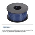 thumbnail image 3 of Uxcell Fil de Raccordement 24AWG 30m/100 Pieds Bleu, Fil Électrique UL1007 Bobine, 3 of 6