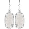 thumbnail image 1 of Kendra Scott 4217711449 Lee Boucles d'Oreilles Rhodium Iridescentes Drusy, 1 of 2