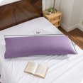 thumbnail image 2 of Bare Home Body Pillowcase - Envelope Closure - Ultra Soft - Double Brushed - Lavender, 2 of 6
