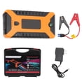 thumbnail image 2 of Car  Starter Battery Pack, Portable Portable Charger and Jumper Cable with 4 USB Ports, 15000mAh, LED Flashlight, 12V Car Battery Charger for 7L Gasoline Engine and 5.5LDiesel, 2 of 7