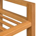 thumbnail image 3 of vidaXL Shoe Rack with 2 Shelves 50x27x40 cm Solid Oak Wood, 3 of 4