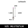 thumbnail image 1 of Sonde Indicateur Micromètre Filetage M2.5 Tête en Acier Tungstène 2mm, 1 of 6