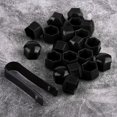 thumbnail image 1 of LAFGUR Acouto Car Hub Cover, 20PCS 21mm Nut Wheel Auto Hub Screw Protection Anti-theft Cover Cap, 1 of 8