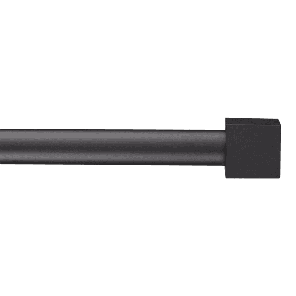 Bouclair Black Cube Curtain Rod Set - Diameter 25mm 36x66 in (91x168 cm)