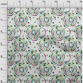 thumbnail image 3 of oneOone Rayon Light Green Fabric Abstract Circle Craft Projects Decor Fabric Printed By The Yard 56 Inch Wide, 3 of 4