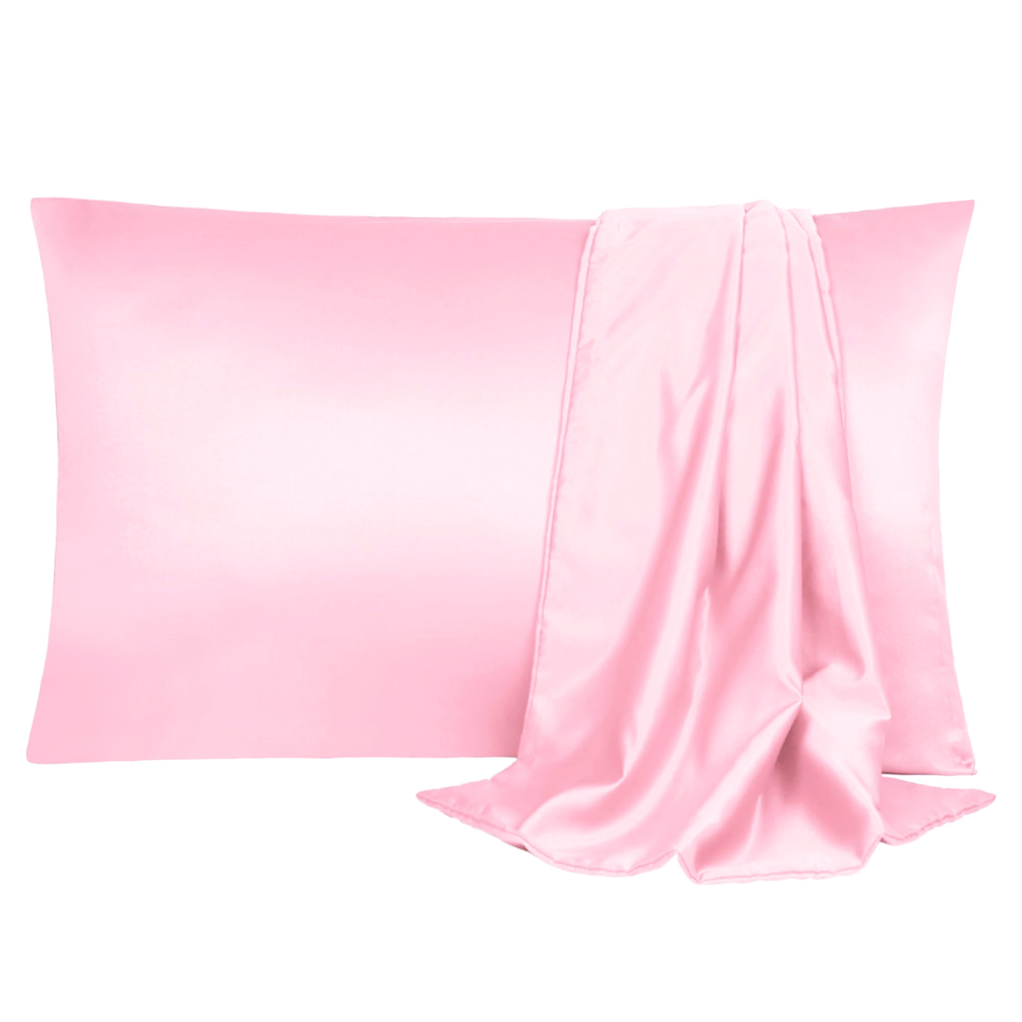 Unique Bargains Luxury Satin Pillowcase Cool Silk Pillow Case Cover